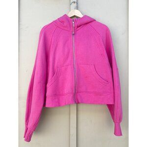 Lululemon Scuba Oversized Full Zip Hoodie Jacket Pink